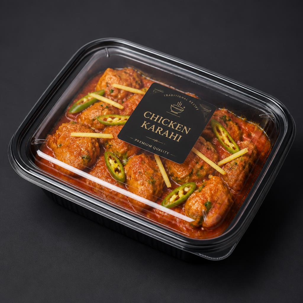 Chicken Karahi (Served with 2 Fresh Naans)